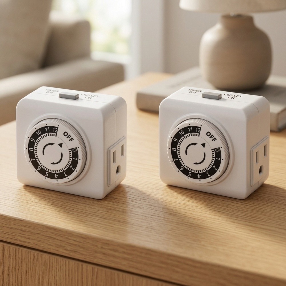 Timer Dual Outlet - Набор из 2 штук: механический таймер