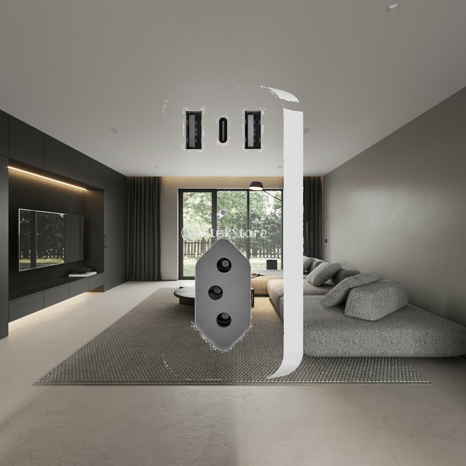 Умная розетка с голосовым упра – обзор и цена Timer Dual Outlet